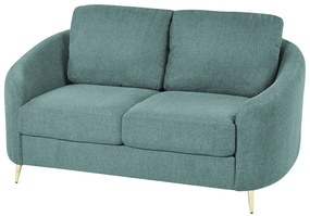 Conjunto de sofás com 6 lugares em tecido verde TROSA Beliani