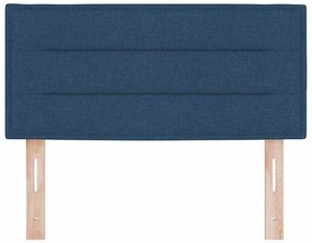 Cabeceira vidaXL Design Linhas Azul 90 cm Tecido