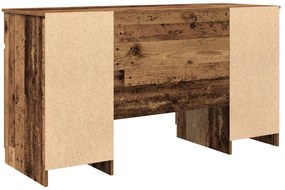 mesa vidaXL madeira antiga 140x49x76 cm madeira engenheirada