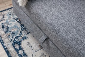 Sofá-cama de 3 lugares Eva – Cinzento – 210 cm x 82 cm x 90 cm