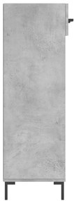 Sapateira 60x35x105 cm derivados de madeira cinzento cimento