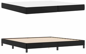 Cama Outros Preto 200 x 200 cm Couro sintético