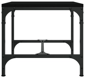 Mesa de centro 50x50x35 cm derivados madeira preto