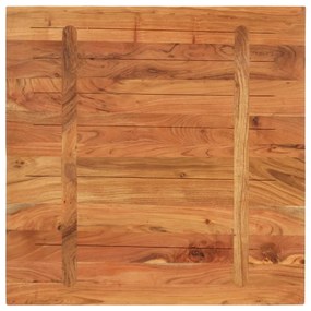 Tampo de mesa quadrado 70x70x3,8 cm madeira de acácia maciça