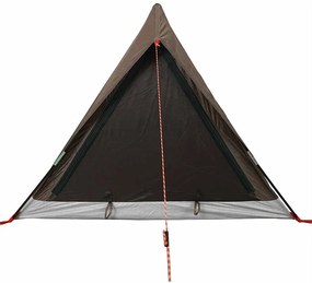 Tenda de campismo para 2 pessoas tecido impermeável castanho