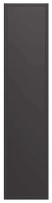 Suporte para lenha 50x23x100 cm aço laminado a frio preto