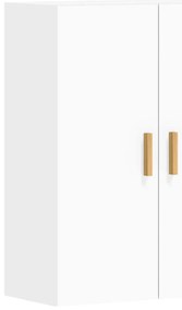 Móveis de parede 2 pcs derivados de madeira branco
