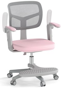 Cadeira de estudo infantil com altura ajustável para meninos e meninas de 3 a 10 anos - Roxo