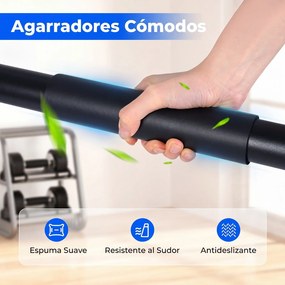 Barras Paralelas para Fundos Ajustáveis, 80 x 86 x 81,5 cm, Estrutura Metálica Robusta, Preto