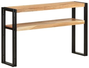 vidaXL Mesa consola 120x30x75 cm madeira de acácia maciça