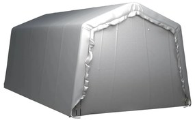 Tenda de armazenamento 300x600 cm aço cinzento