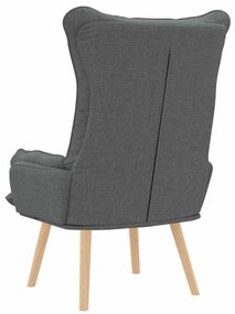 Poltrona Relaxante vidaXL em Tecido Cinza Escuro