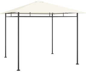 Gazebo 3x3x2,7 m 180 g/m² cor creme