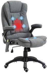 Cadeira de Escritório Urnit Reclinável com 6 Pontos de Massagem e Aque