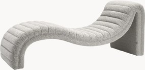 Chaise longue em bouclé Pioneer