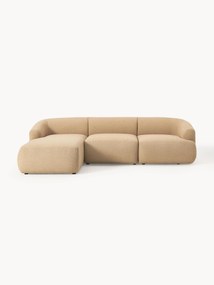 Sofá de canto modular em bouclé Sofia (4 lugares)