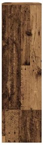 Armário com gaveta 55,5x34x119,5 cm madeira velha