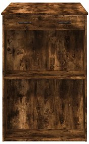 Mesa de bar 102x70x103,5cm derivados de madeira carvalho fumado