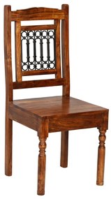 Conjunto de mesa de jantar 5 pcs madeira de acácia maciça