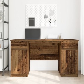 mesa vidaXL madeira antiga 140x49x76 cm madeira engenheirada