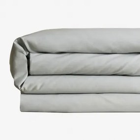Capa De Edredão Em Algodão Percal De 180 Fios Para Cama De 90 Cm Agassi Azul Cielo & Cama 90cm (150 X 220 Cm) - Sklum