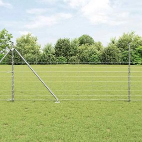 vidaXL Cerca de Campo 1,2 x 50 m em Aço Galvanizado