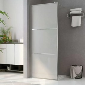 vidaXL Divisória de chuveiro 90x195 cm vidro fosco ESG