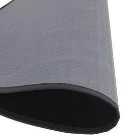 Tapete redondo 60 cm bambu preto