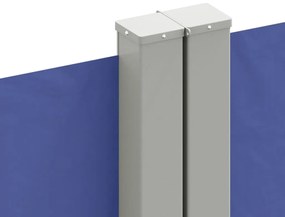 Toldo lateral retrátil 140x1200 cm azul