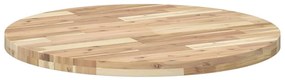 Tampo de mesa redondo Ø80x4 cm madeira de acácia maciça