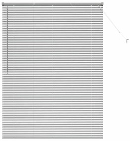 Persiana de Janela com cortinas Outros Manual Prata 80 x 130 cm Alumín