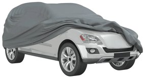 Cobertura de carro para SUV tecido-não-tecido L cinzento