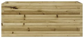 Vaso/floreira jardim 110x40x45,5 cm madeira de pinho impregnada
