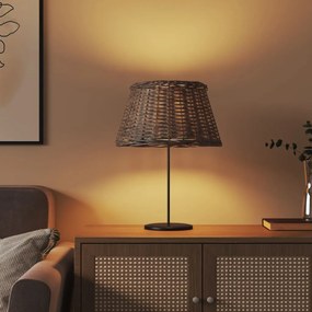 Abajur Ø50x30 cm vime castanho