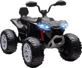 AIYAPLAY Quad Elétrico Infantil, Veículo Elétrico 24V com 4 Rodas, Faróis, Entrada USB, Função MP3, 6,5 km/h, 3-8 anos | Aosom Portugal