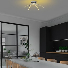 Candeeiro de Teto Ledbanana – Cromado – 57x20x57 cm