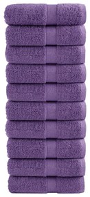 Toalhas de mãos premium SOLUND 10 pcs 30x30 cm 600 g/m2 roxo