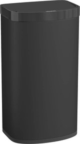 HOMCOM Lixeira com Sensor 55L, Lixeira com Tampa Soft-Close em Aço Inox, para Cozinha, Academia, Escritório, Preto | Aosom Portugal
