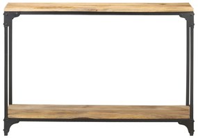 Mesa consola 110x30x75 cm madeira de mangueira maciça