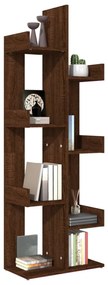 Estante 48x25,5x140 cm derivados de madeira carvalho castanho