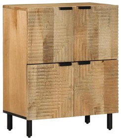vidaXL Aparador castanho 60x33x75 cm madeira de mangueira maciça