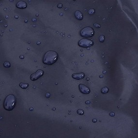 Capa de chuva para cães com tiras reflectoras azul-marinho 4XL