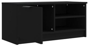 Móvel de TV 80x35x36,5 cm madeira processada preto