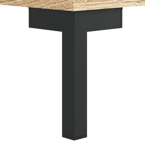 Mesa de cabeceira 40x40x66 cm derivados madeira carvalho sonoma
