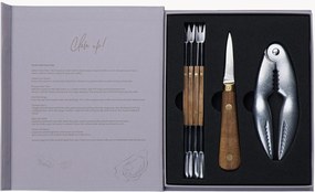 Talheres para marisco Fabrizio, conjunto de 6