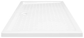 Base de chuveiro com pontos 80x120x4 cm ABS branco