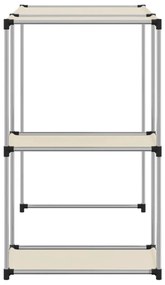 Estante arrumação p/ máquina lavar roupa 87x55x90,5 ferro creme