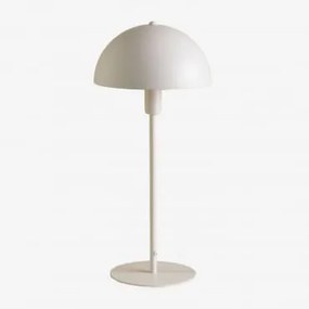 Lâmpada De Mesa Alnair Gardénia Branco - Sklum