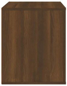 Mesa de cabeceira 50x39x47 cm cor carvalho castanho