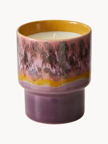 Vela perfumada artesanal 70's (rosa, sândalo e cedro)